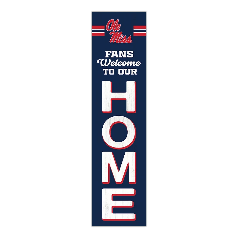 Ole Miss Rebels 48" Welcome to Our Home Leaner