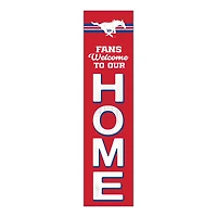 SMU Mustangs 48" Welcome to Our Home Leaner