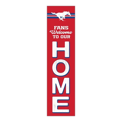 SMU Mustangs 48" Welcome to Our Home Leaner