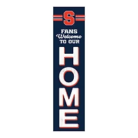 Syracuse Orange 48" Welcome to Our Home Leaner