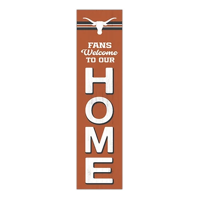 Texas Longhorns 48" Welcome to Our Home Leaner