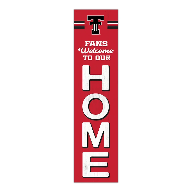 Texas Tech Red Raiders 48" Welcome to Our Home Leaner