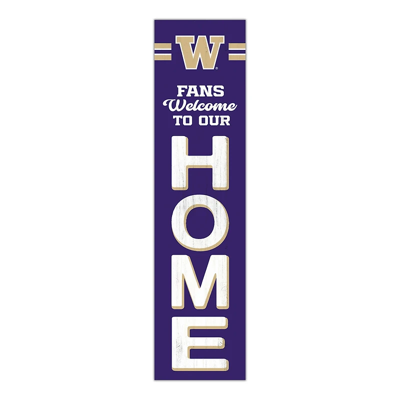 Washington Huskies 48" Welcome to Our Home Leaner