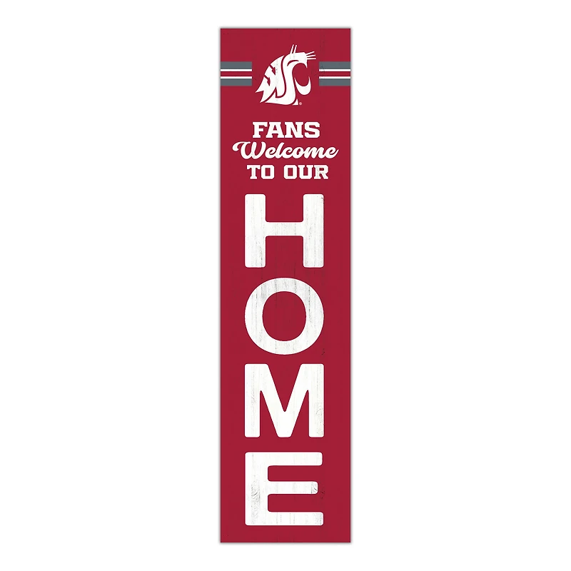 Washington State Cougars 48" Welcome to Our Home Leaner