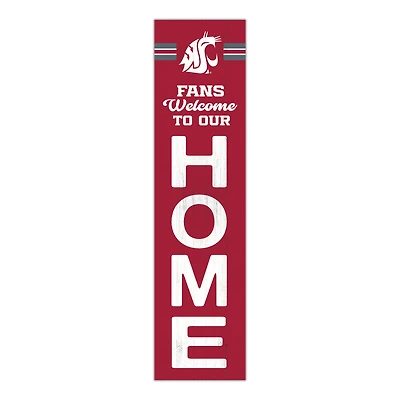 Washington State Cougars 48" Welcome to Our Home Leaner