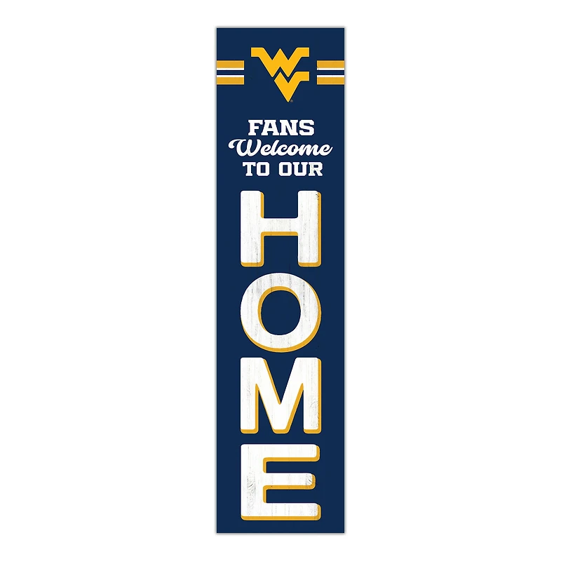 West Virginia Mountaineers 48" Welcome to Our Home Leaner