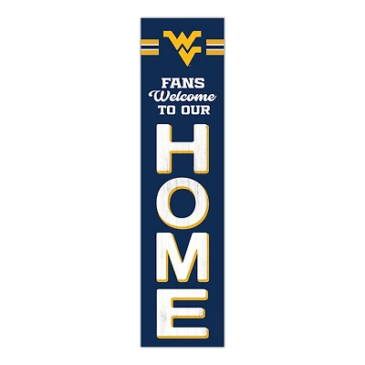 West Virginia Mountaineers 48" Welcome to Our Home Leaner