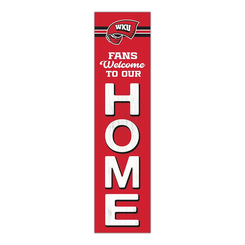 Western Kentucky Hilltoppers 48" Welcome to Our Home Leaner