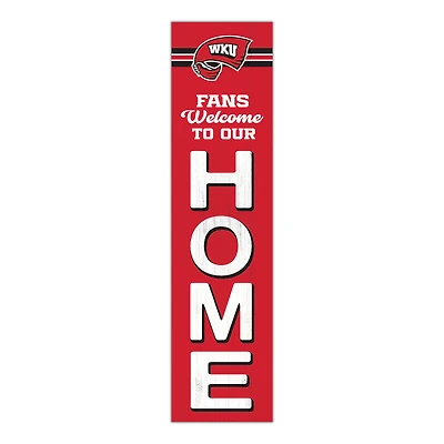 Western Kentucky Hilltoppers 48" Welcome to Our Home Leaner