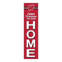 Wisconsin Badgers 48" Welcome to Our Home Leaner
