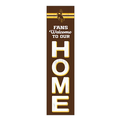 Wyoming Cowboys 48" Welcome to Our Home Leaner