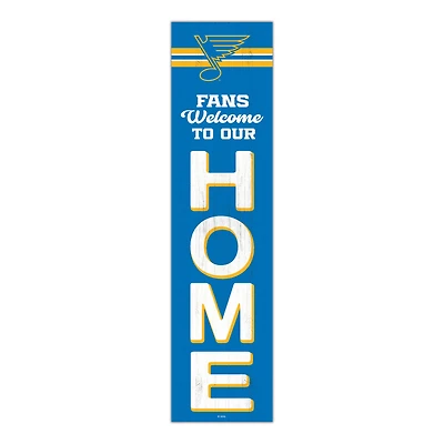 St. Louis Blues 48" Welcome to Our Home Leaner