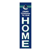 Vancouver Canucks 48" Welcome to Our Home Leaner