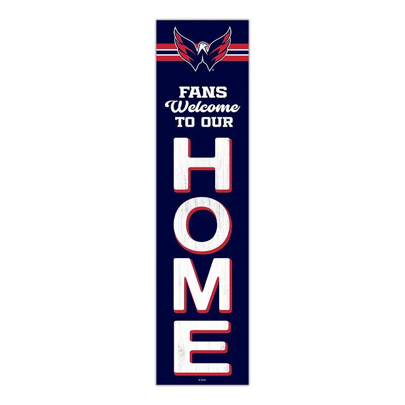 Washington Capitals 48" Welcome to Our Home Leaner