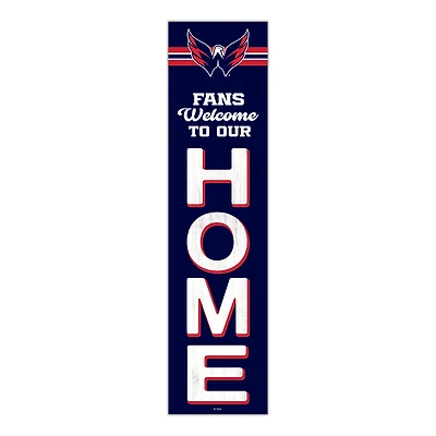 Washington Capitals 48" Welcome to Our Home Leaner