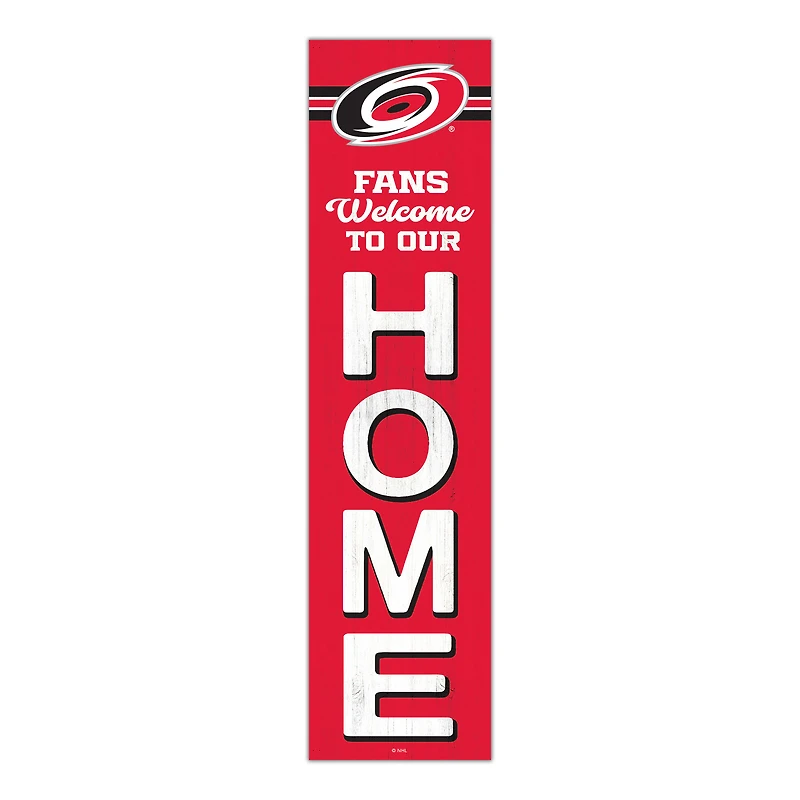 Carolina Hurricanes 48" Welcome to Our Home Leaner