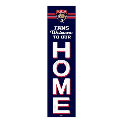 Florida Panthers 48" Welcome to Our Home Leaner