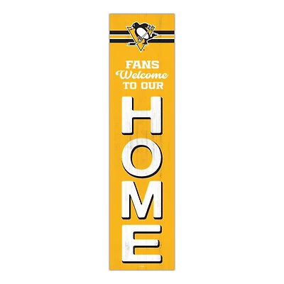 Pittsburgh Penguins 48" Welcome to Our Home Leaner