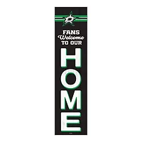 Dallas Stars 48" Welcome to Our Home Leaner