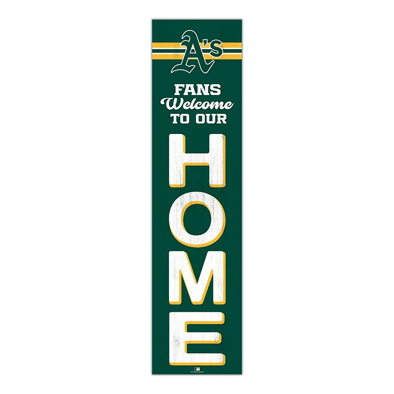 Athletics 48" Welcome to Our Home Leaner
