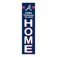 Atlanta Braves 48" Welcome to Our Home Leaner