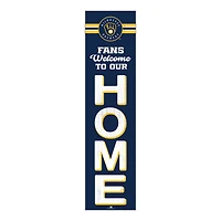 Milwaukee Brewers 48" Welcome to Our Home Leaner
