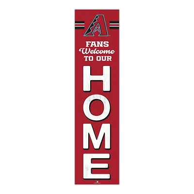 Arizona Diamondbacks 48" Welcome to Our Home Leaner