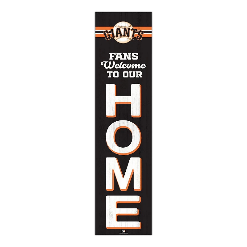San Francisco Giants 48" Welcome to Our Home Leaner