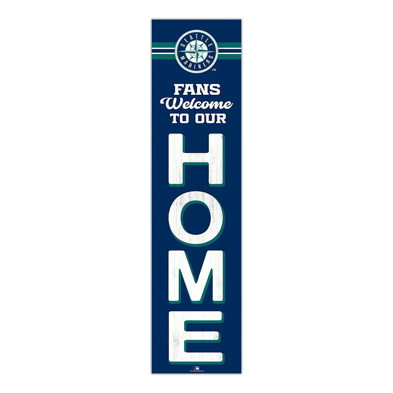 Seattle Mariners 48" Welcome to Our Home Leaner
