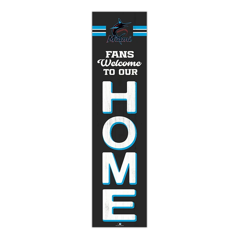 Miami Marlins 48" Welcome to Our Home Leaner