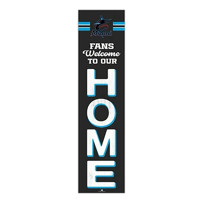 Miami Marlins 48" Welcome to Our Home Leaner