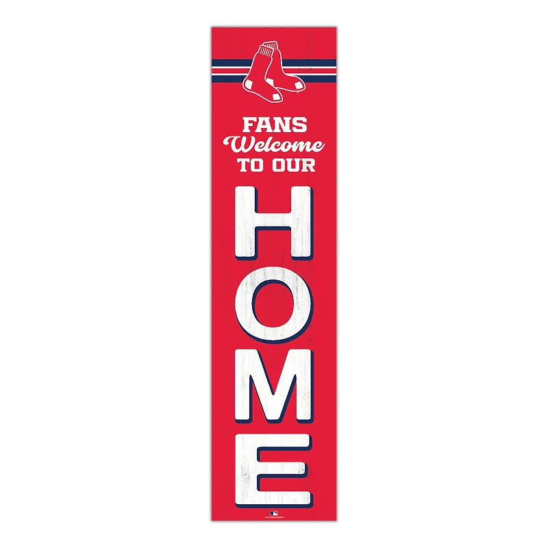 Boston Red Sox 48" Welcome to Our Home Leaner