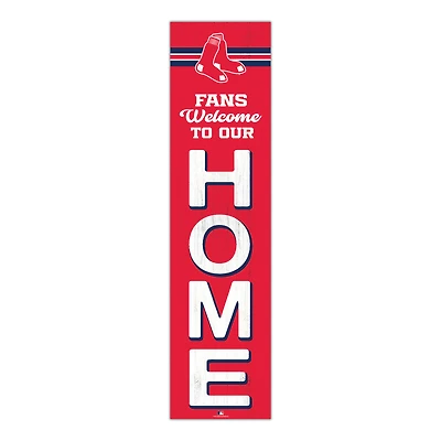 Boston Red Sox 48" Welcome to Our Home Leaner