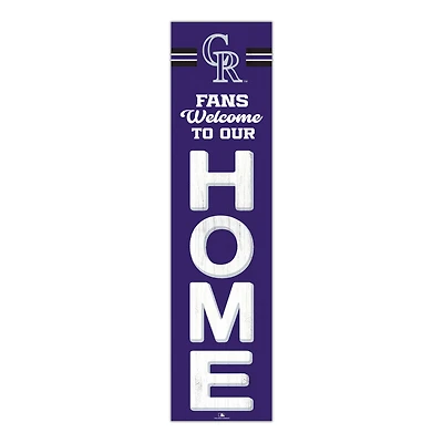 Colorado Rockies 48" Welcome to Our Home Leaner