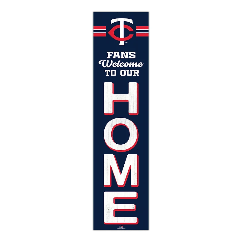 Minnesota Twins 48" Welcome to Our Home Leaner