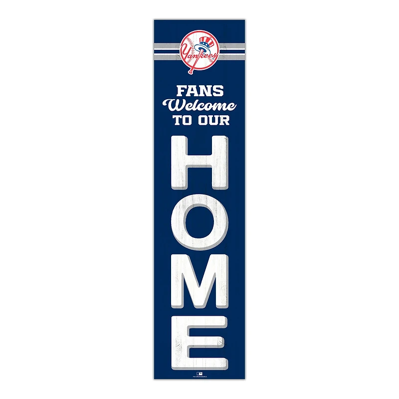 New York Yankees 48" Welcome to Our Home Leaner