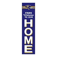 Baltimore Ravens 48" Welcome to Our Home Leaner