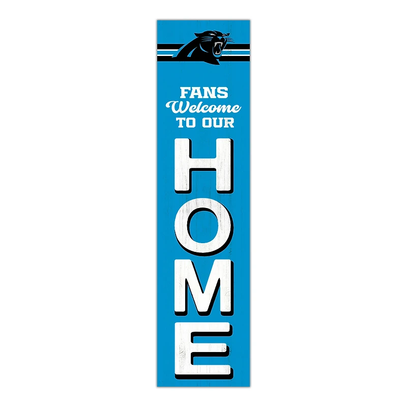 Carolina Panthers 48" Welcome to Our Home Leaner
