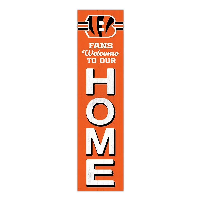 Cincinnati Bengals 48" Welcome to Our Home Leaner