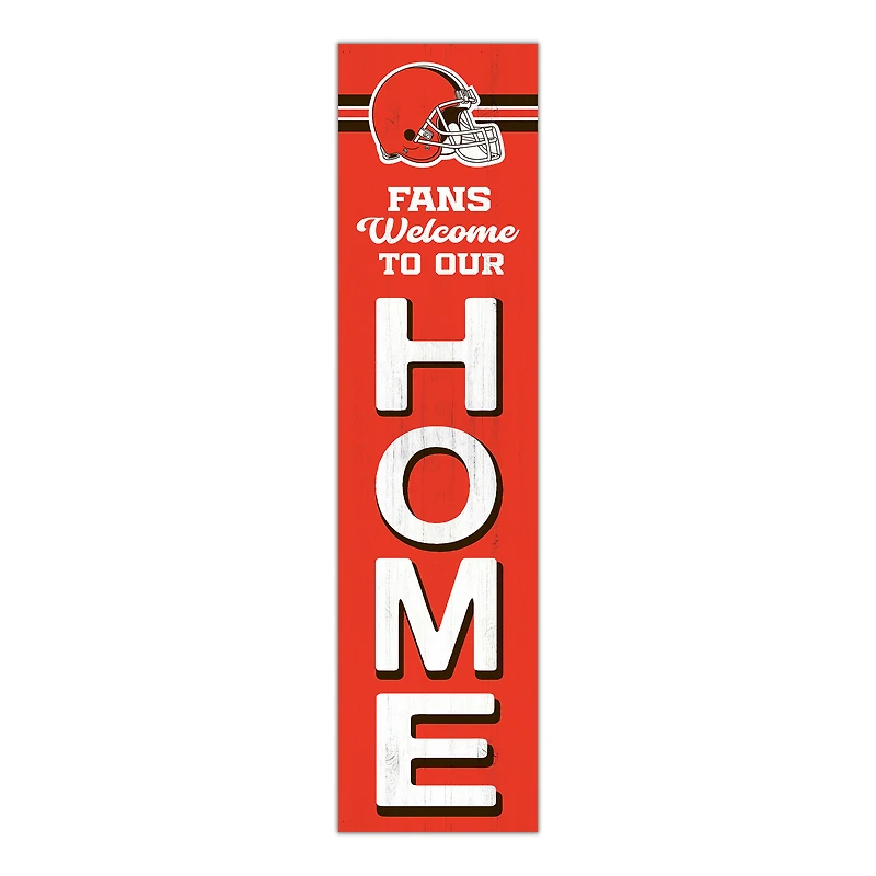 Cleveland Browns 48" Welcome to Our Home Leaner