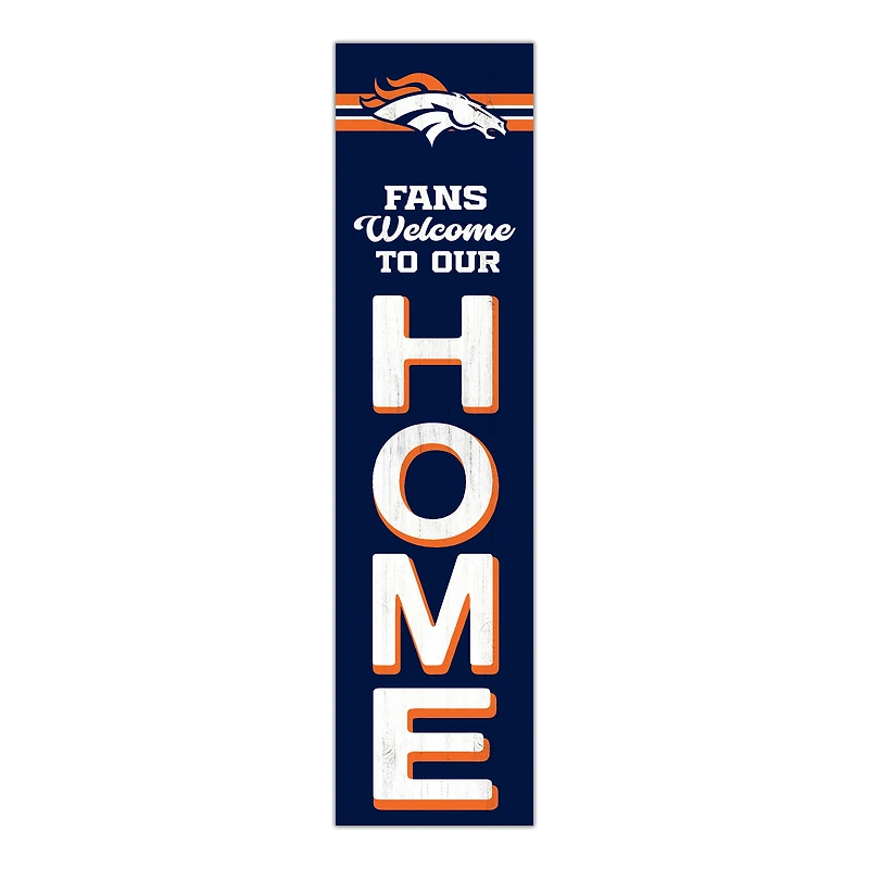 Denver Broncos 48" Welcome to Our Home Leaner