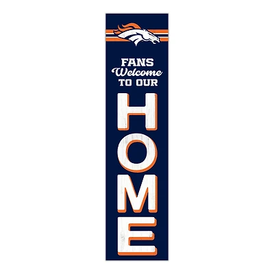 Denver Broncos 48" Welcome to Our Home Leaner