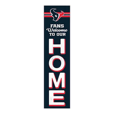 Houston Texans 48" Welcome to Our Home Leaner