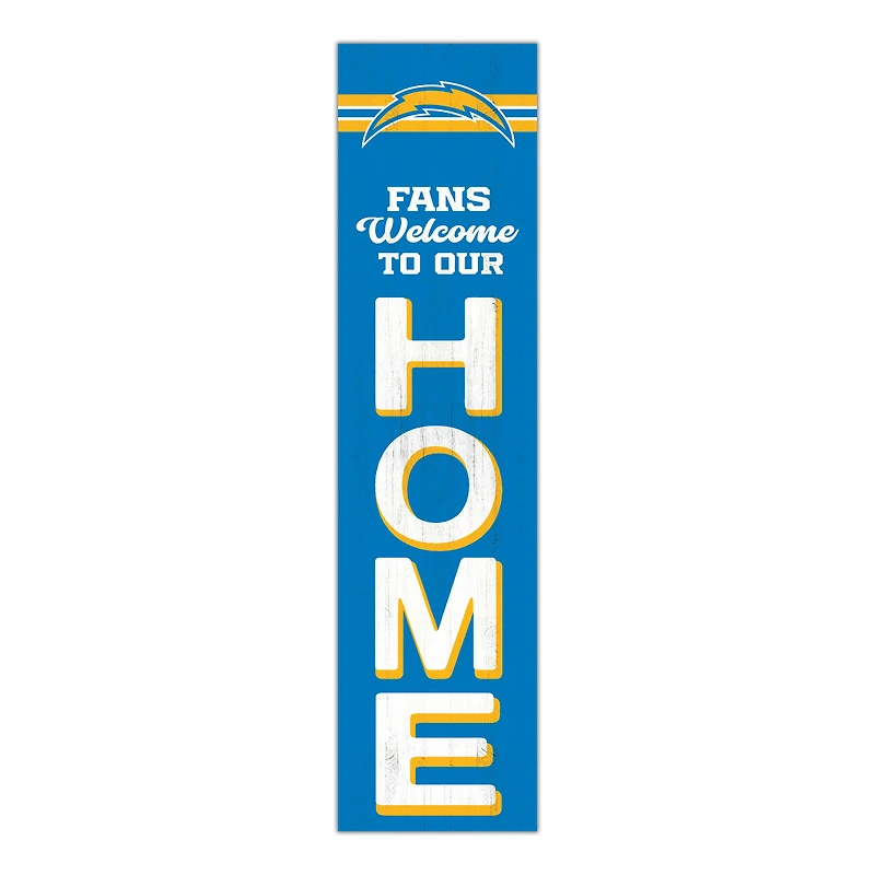 Los Angeles Chargers 48" Welcome to Our Home Leaner
