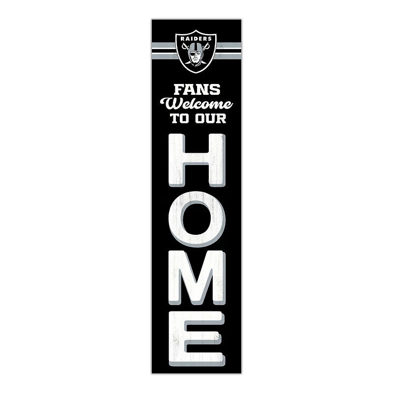 Las Vegas Raiders 48" Welcome to Our Home Leaner