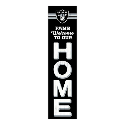 Las Vegas Raiders 48" Welcome to Our Home Leaner