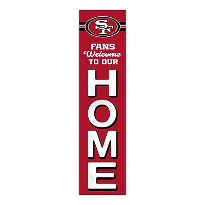 San Francisco 49ers 48" Welcome to Our Home Leaner