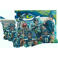 Seattle Seahawks Limited-Edition Super Bowl LX "Emerald City" Wood Print