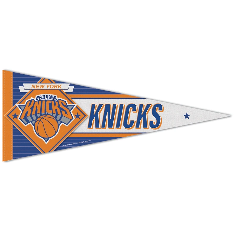 WinCraft New York Knicks 12" x 30" Diamond Premium Pennant