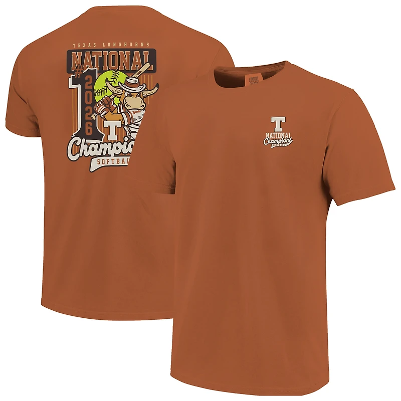 Unisex Texas Orange Texas Longhorns 2026 NCAA Women's Softball College World Series National Champions Mascot Swing T-Shirt